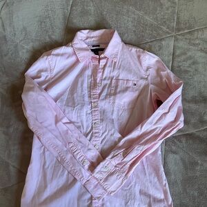 Tommy Hilfiger Light Pink Casual Button Down Shirt